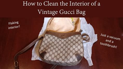 how to clean inside of gucci marmont bag|how to store Gucci bags.